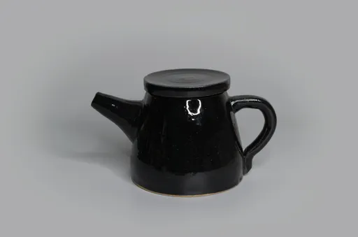 Black teapot