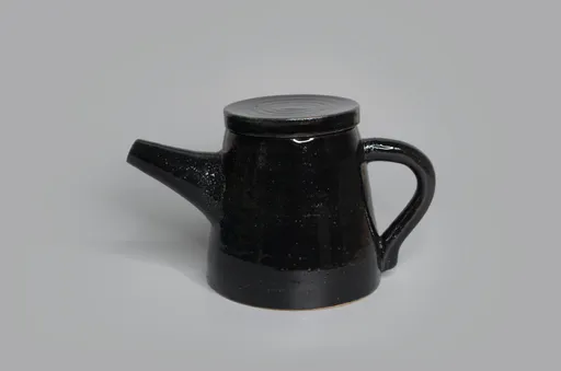 Black teapot